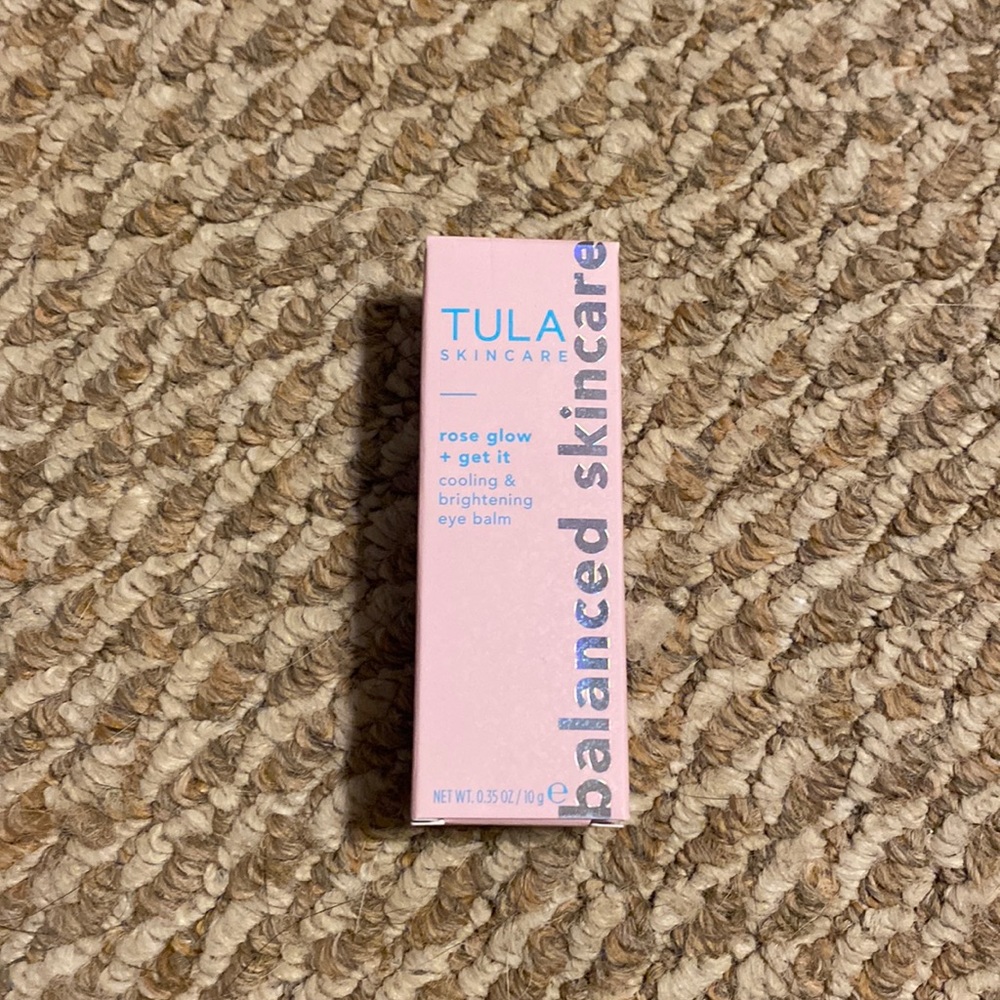 TULA skincare Rose glow + get it cooling & brightening eye balm